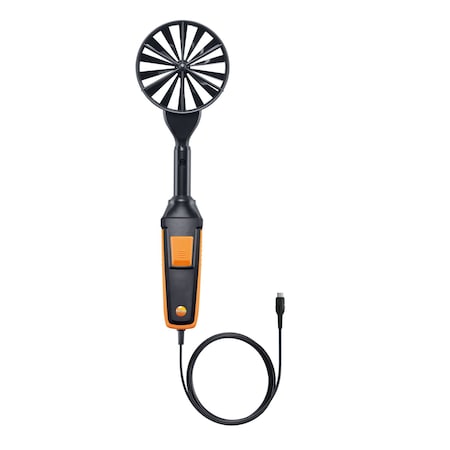 Testo Vane probe, 100 mm incl. temperature sensor, fixed cable 0635 9432